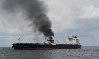 "الحوثي" تعلن استهداف سفينة للبحرية الأمريكية في خليج عدن