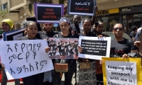 لبنان.. عاملات أجنبيات يتظاهرن للمطالبة بضمان حقوقهن