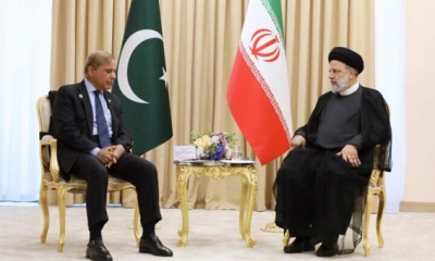 رئيس وزراء باكستان يبحث مع الرئيس الإيراني الوضع في فلسطين