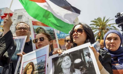 11 ماي وقفة في الذكرى الأولى لاغتيال الصحفية شيرين ابو عاقلة
