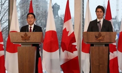 اليابان وكندا تتفقان على تعزيز التعاون لتحقيق حرية وانفتاح منطقة المحيطين الهندي والهادئ