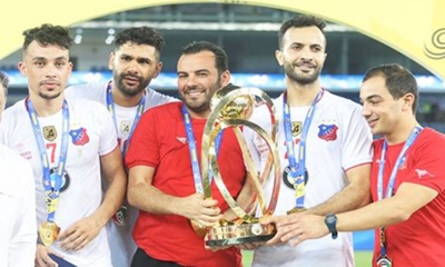 الخنيسي والعيفة والعمري أبطال الدوري الكويتي