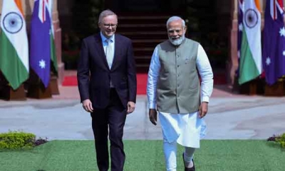 أستراليا والهند تتفقان على تعزيوطز العلاقات الاقتصادية والدفاعية