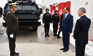 وزير الدّاخليّة في زيارة عمل لإدارة الحرس بثكنة العوينة