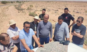 متابعة مشروع التحديد الترابي بعمادات معتمدية الصمار بتطاوين