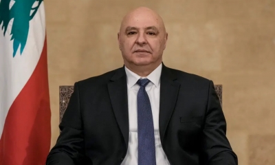 الرئيس اللبناني يؤكد أن سحب سلاح حزب الله "حساس" ورهن توافر "الظروف"