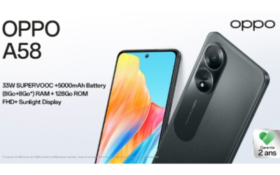 OPPO Releases New Phone A58 in Tunisia: Enhanced Features and Elegant Design