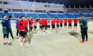 المنتخب التونسي يجري أول حصة تدريبية باليابان