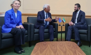 الشرع يلتقي رئيسي المجلس والمفوضية الأوروبيين