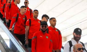 بعد الاطاحة بالبرازيل: المنتخب المغربي يحط الرحال بإسبانيا