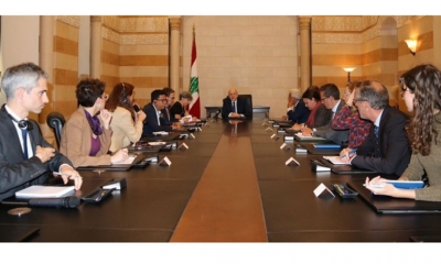 رئيس لبنان يأمل في التجاوب مع خطة بلاده لحل أزمة النزوح السوري