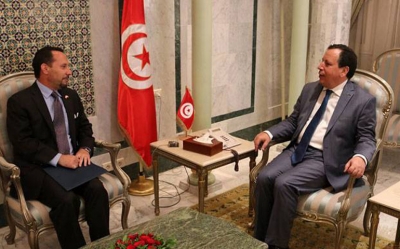 وزير الشؤون الخارجية يستقبل سفير الولايات المتحدة الأمريكية بتونس