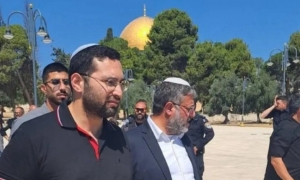 &#039;&#039;بن غفير&#039;&#039; يقتحم المسجد الأقصى برفقة مسؤولين إسرائيليين ومستوطنين