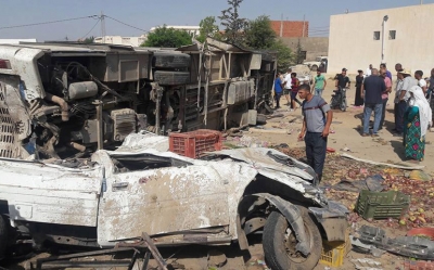 القصرين : وفاة 14 مواطنا و إصابة 51 في حادث مرور