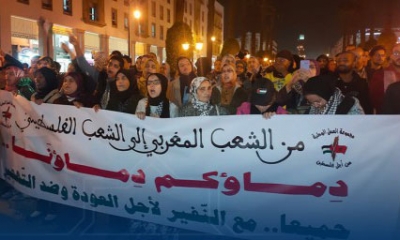 ضد تجويع غزة".. مسيرة تضامنية بمكناس المغربية