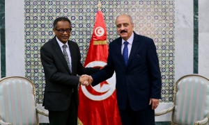 وزير الخارجية يستقبل المدير العام لاتحاد إذاعات الدول العربية