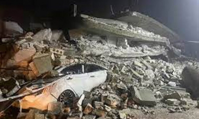 زلزال جديد بقوة 7.6 درجات في قهرمان مرعش التركية