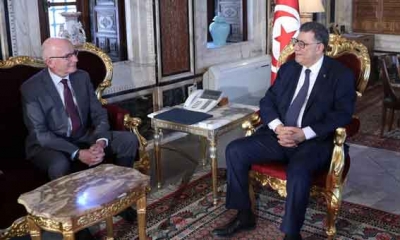 رئيس مجلس نواب الشعب يستقبل سفير الاتحاد الأوروبي بتونس