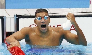 ايوب الحفناوي بطل العالم في السباحة 1500 متر