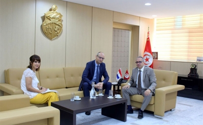 لقاء وزير العدل بسفير هولندا بتونس