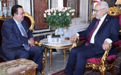 في لقاء الغنوشي بسفير قطر في تونس