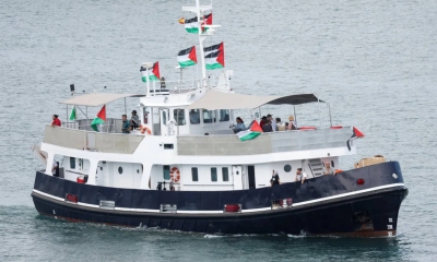 أسطول الصمود" العالمي على بُعد 995 كلم من قطاع غزة