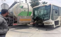 منوبة : فتح تحقيق إثر إصابة 17 شخصا في اصطدام حافلة بشاحنة ثقيلة