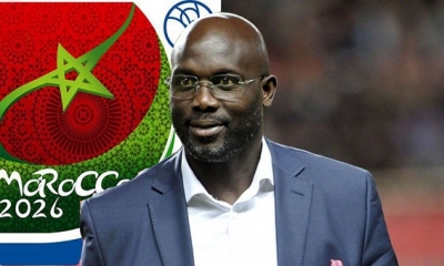 جورج وياه يعلن دعمه الملف المغربي لتنظيم كأس افريقيا 2025