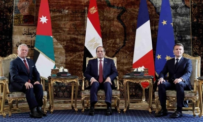 تأكيد أردني مصري فرنسي على ضرورة وقف حرب غزة