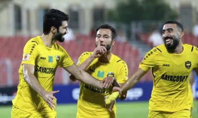 ايمن الحرزي بطلا للدوري البحريني مع الخالدية