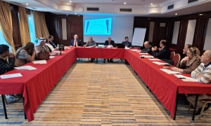 في مؤتمر حول تحديات العولمة وتأثيراتها على المجتمعات العربية الفكر التاريخي وتفاعله مع الحضارات الإسلامية والعربية والأوروبية