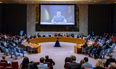 أوكرانيا تطالب بطرد روسيا من مجلس الأمن الدولي بعد هجوم استهدف سد