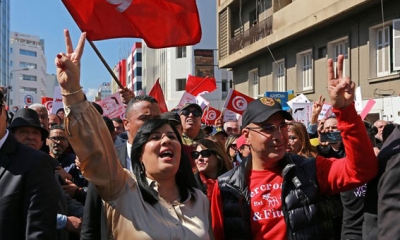 اليوم: الدستوري الحر يحتج أمام مقر بعثة الاتحاد الأوروبي في تونس