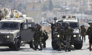 جيش الإحتلال الإسرائيلي يصيب عشرات الفلسطينيين خلال اقتحامه بيت لحم