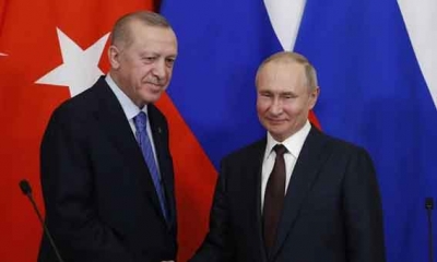 أردوغان وبوتين يبحثان العلاقات الثنائية وقضايا إقليمية خلال اتصال هاتفي