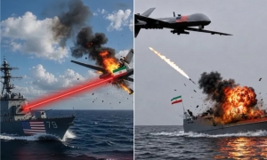 قصف متبادل بين واشنطن وطهران 