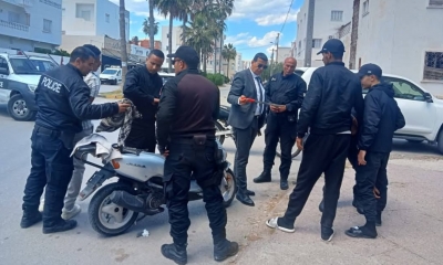 المنستير : ايقاف ثلاثة اشخاص وسط المدينة يروعون المارة بسلاح أبيض لسلبهم