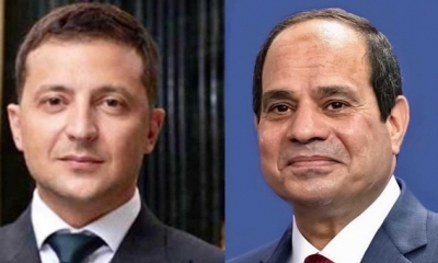 الرئيسان المصري والأوكراني يتفقان هاتفيا على أهمية استقرار أسواق الغذاء العالمية