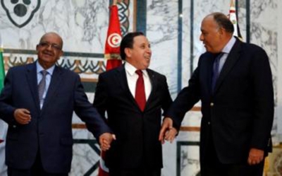 اجتماع تونسي جزائري مصري حول الأزمة الليبية