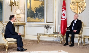 رئيس الجمهورية يلتقي بسفر الاردن بمناسبة انتهاء مهامه في تونس