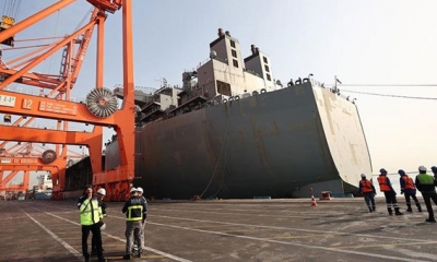 تركيا.. مساعدات أمريكية جديدة لضحايا الزلزال تصل ميناء مرسين