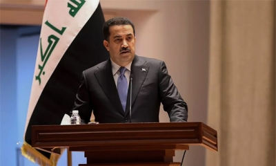 رئيس وزراء العراق يؤكد رفض بلاده الحروب والنزاعات المسلحة بين الدول