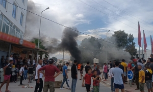 وفاة أب طفلين أقدم على حرق نفسه أمام مركز الحرس بشط مريم