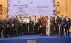 في ندوة دولية بمناسبة اليوم العالمي للتضامن مع الشعب الفلسطيني