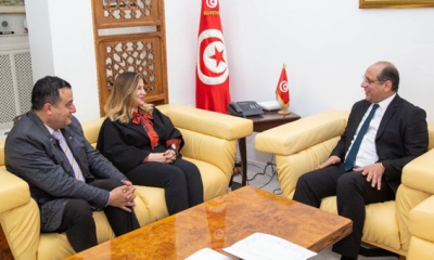لقاء مع ممثّلة المفوّض السّامي للأمم المتحدة لشؤون اللاّجئين بتونس