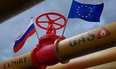 إمدادات الغاز الروسي إلى أوروبا عبر أوكرانيا تتجاوز 40.7 مليون متر مكعب