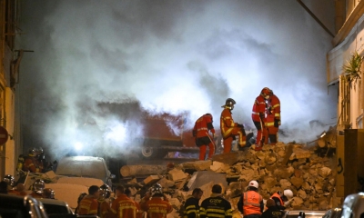 خمسة جرحى في انهيار مبنى في مدينة مرسيليا الفرنسية