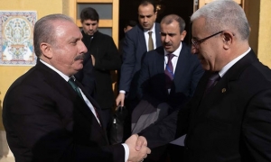 رئيس البرلمان التركي يلتقي نظيره الجزائري