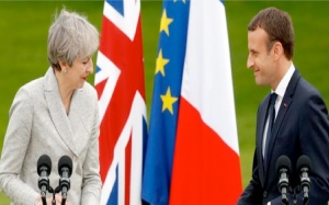 الرئيس الفرنسي ماكرون يستقبل تريزا ماي: «الباب لا يزال مفتوحا» أمام بريطانيا في الاتحاد الأوروبي