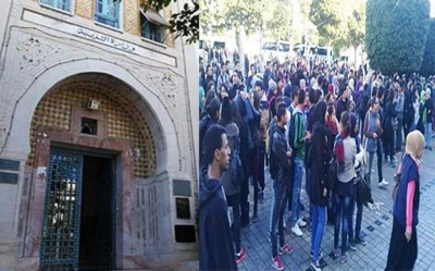 احتجاج التلاميذ : وزارة التربية تحمل الأسرة التربوية المسؤولية ونقابة التعليم الثانوي ترجعه لصراع داخلي في الوزارة